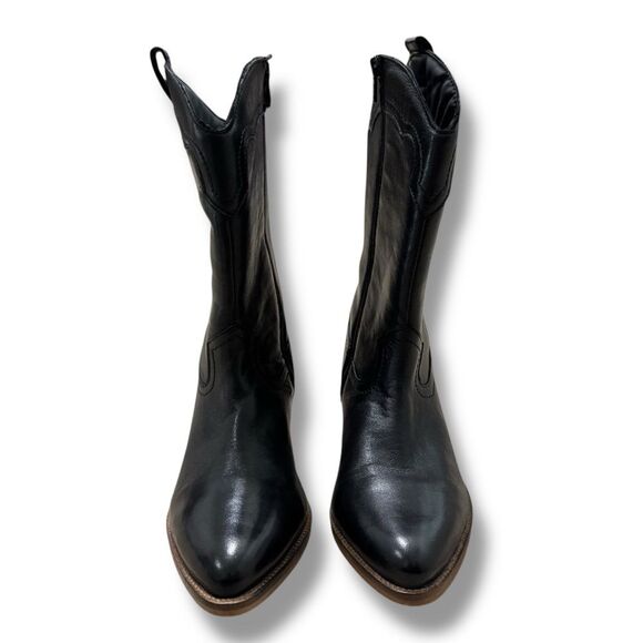 Frye Shoes - Frye Nataly Western Black Cowgirl Boots Women’s Size 7 Leather